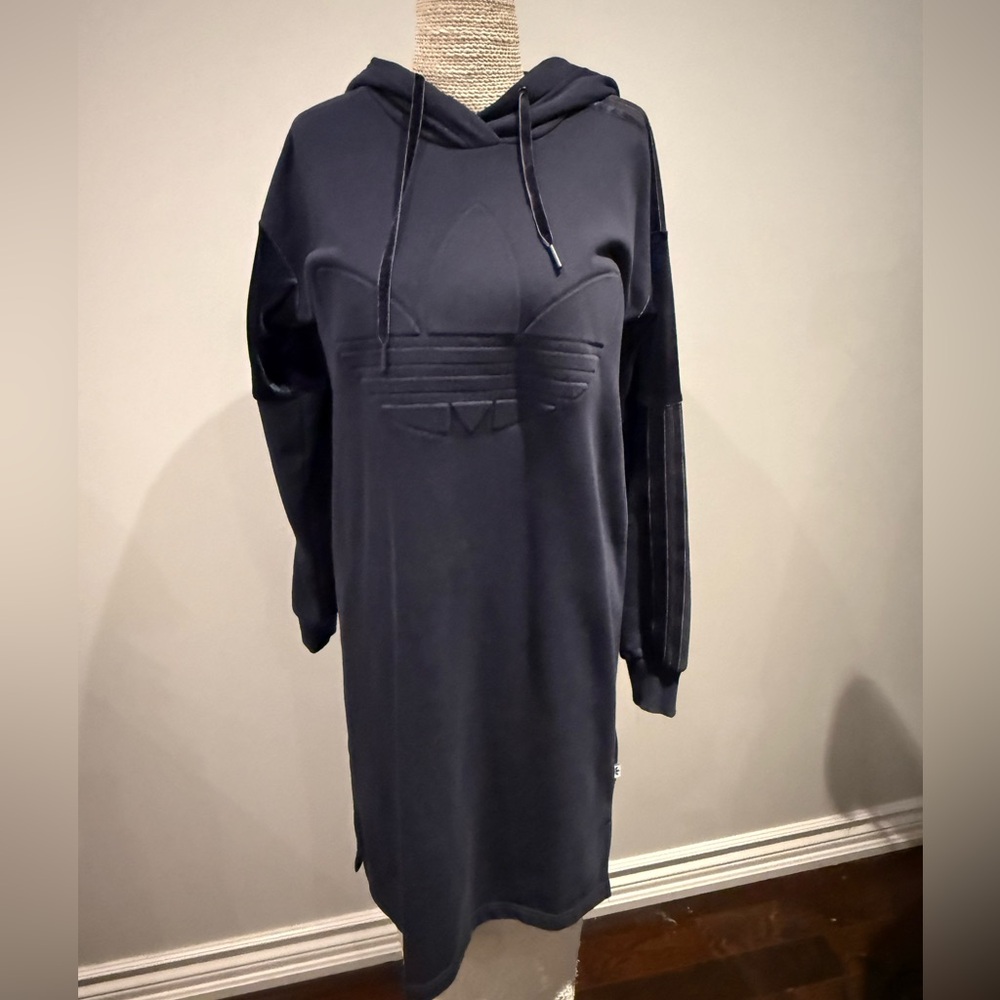 Adidas navy Hoodie Dress
